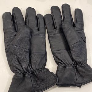 Lamb skin leather gloves